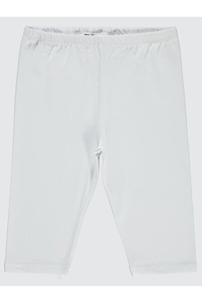 Civil Girls Kısa 6-9 Yaş Tayt - Beyaz 9-10 Yaş