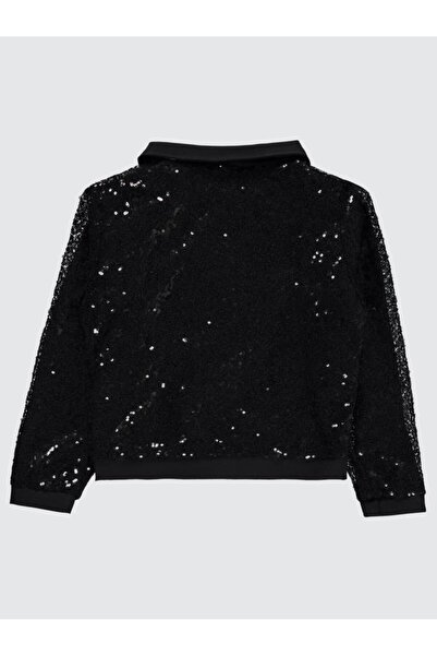 Civil Girls سترة للفتيات من عمر 6-9 سنوات - أسود من 7-8 سنوات