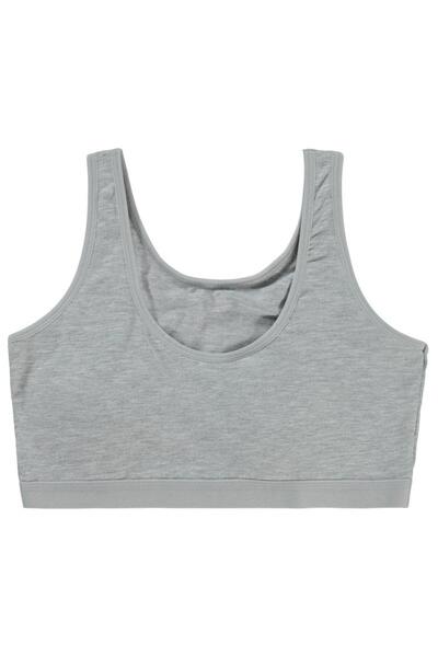 Civil Girls Girl's Padded Bustier 12-14 Years - Gray12-13 Years