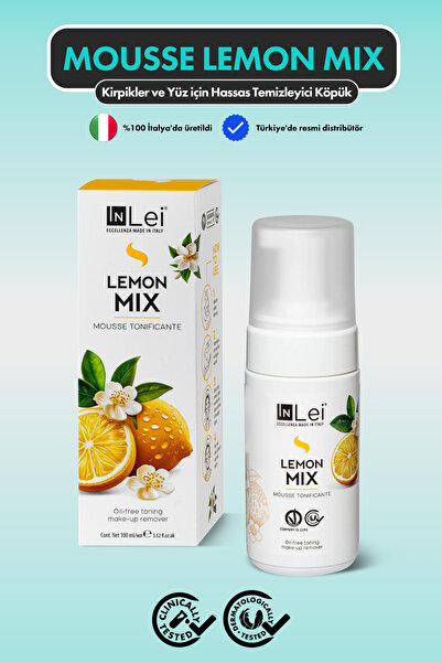 İnLei MOUSSE ALOE VERA – Kaş, Kirpik ve Yüz için Hassas Temizleyici Köpük 100 ml