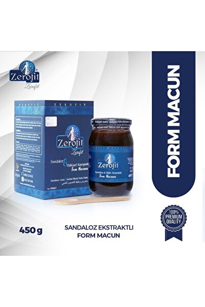 Zerofit Sandaloz & Bitki Ekstratlı Form Macunu 450 gram