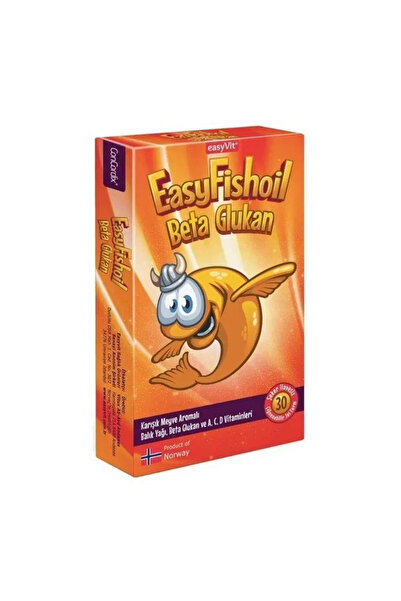 easyfish EasyFishoil Beta Glukan Karışık Meyve Aromalı 30 Jel Tablet