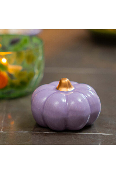 Flying Tiger Copenhagen Balkabağı Şeklinde Mor Biblo