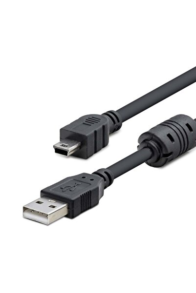 ATAELEKTRONİK Navigasyon Uyumlu 1.5 Metre Mini Kare 5 Pin Micro Kare Usb Kablo Kömürlü Güçlendirilmiş
