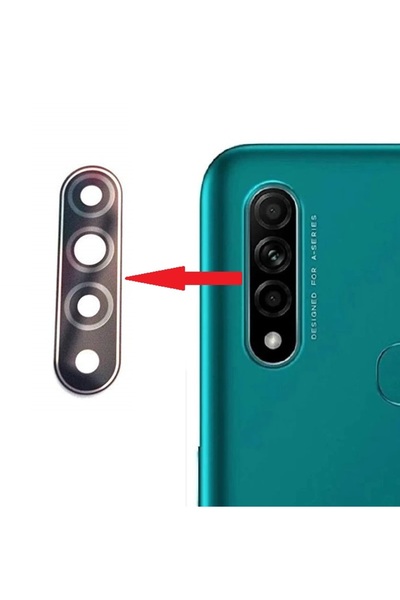 Fodos Realme 5I Rear Camera Glass Lens with Adhesive Outer Glass Compatible w...