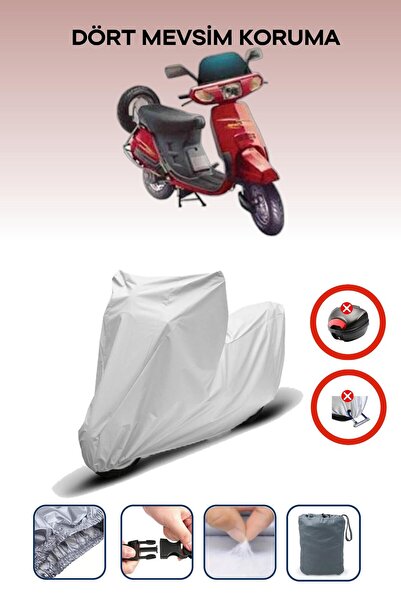 Breen Honda Kinetic DX Compatible GRAY MOTORCYCLE BRAND REAR BAG UNCOMPATIBLE