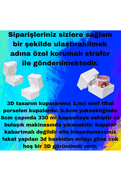 Mugs and love Stitch Baskı Büyük Boy Porselen Kupa