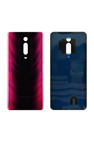 Fodos Xiaomi Mi 9t - Mi 9t Pro Arka Pil Kapak Cam Kırmızı