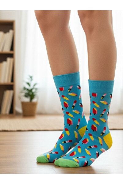 ingegno Čarape sa dizajnom plavog sladoleda