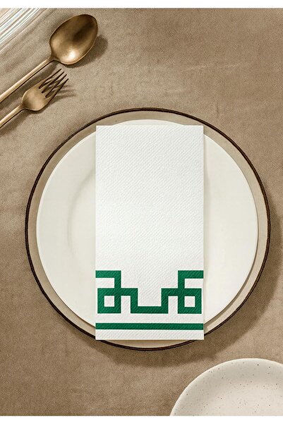 pelure store Luva Forest Green Patterned 50-Piece Unboxed Paper Airsoft Napkin