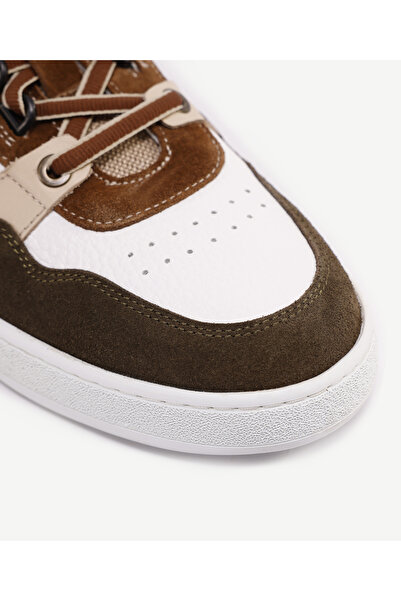 Yargıcı Parçalı Deri Sneaker