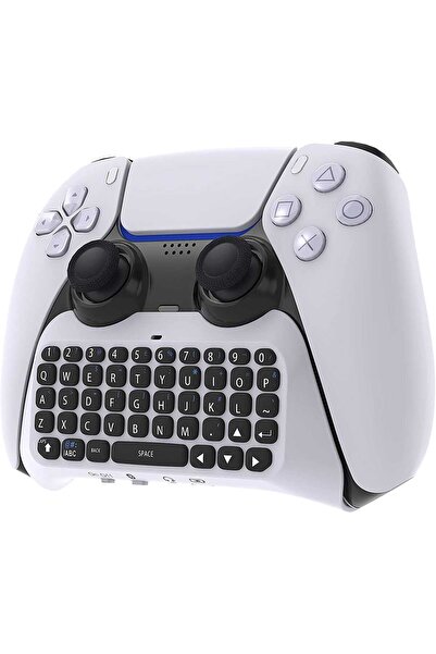 Timebox Tastatură wireless pentru PS5/PS5 Pro, Gamepad Chatpad, Bluetooth 3.0, portabilă cu difuzor integrat