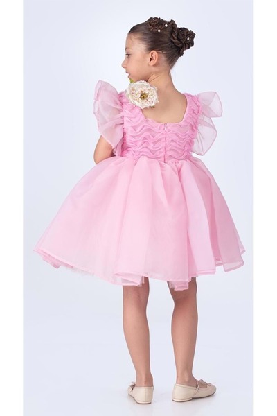 Mnk Baby&Kids Maronia Girl's Princess Model Evening Dress - M00746 Pink