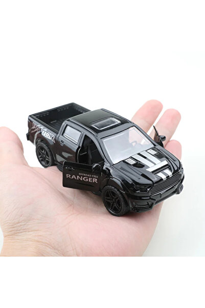 Choice شاحنة صغيرة سوداء محاكاة من سبائك معدنية مع باب يمكن فتحه، نموذج سيارة...