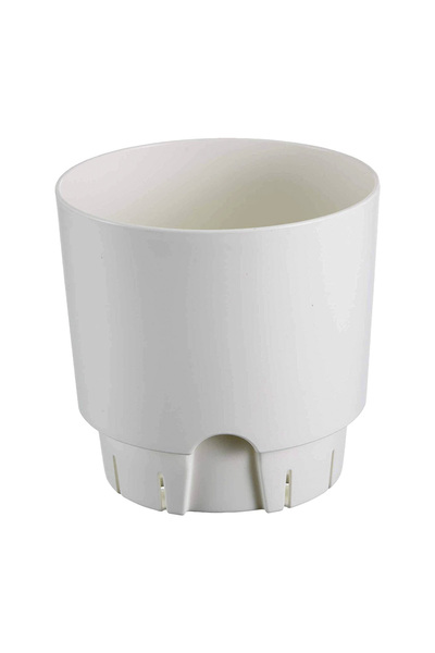 ToXA 2 Adet 9 Litre Begonya Saksı Tabaklı Dekoratif Mat Plastik Saksı