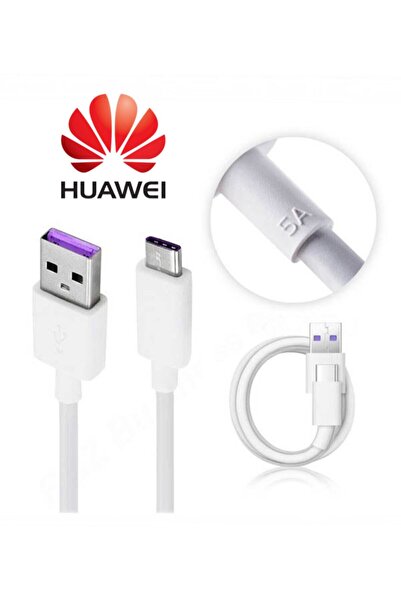 Piaks Huawei P10 / P10 Plus / P20 / P20 Pro Type C 5a Şarj Data Kablosu