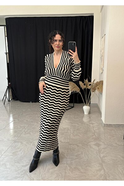Nola Örgü Elbise