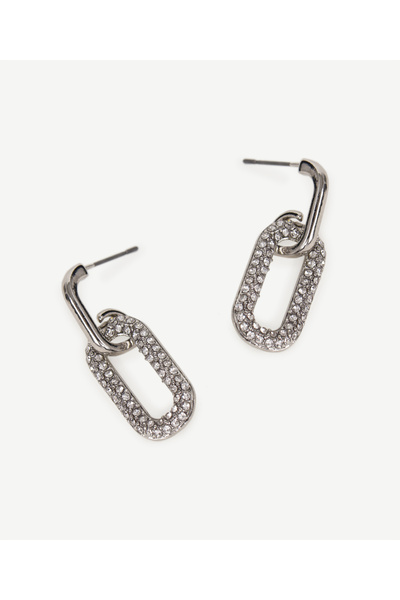 Yargıcı Dokulu İki Sıra Küpe