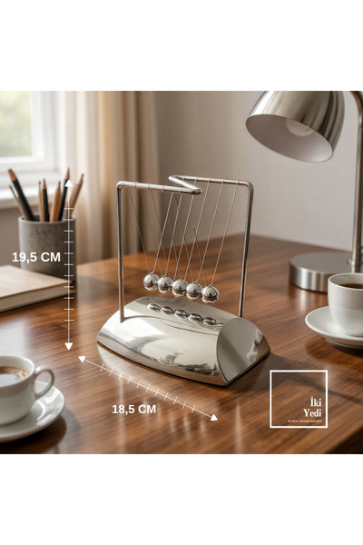 77 Z Newton Denge Balans Topları – Dekoratif Masaüstü Aksesuar, Ofis ve İş He...