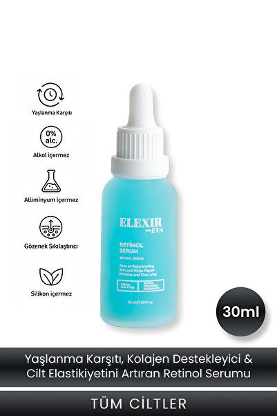 Elexir Eva İnce Çizgi, Akne ,kırışıklık,yaşlanma karşıtı ve Gözenek Karşıtı R...