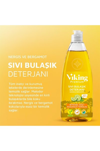 Viking 8 adet Nergis&Bergamot + 1 adet Parex Magic Sünger