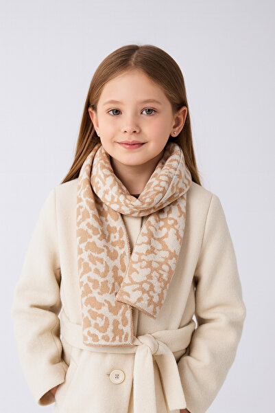Sebir Moda imprimeu leopard eșarfe pentru copii (5-10 ani, 30x140cm)