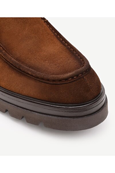 Yargıcı Retro Görünümlü Lastikli Deri Bot