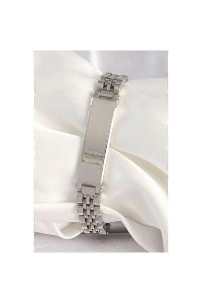 doremodam 316L Steel Silver Color Chain Imprint Model Men's Bracelet - Lisinya