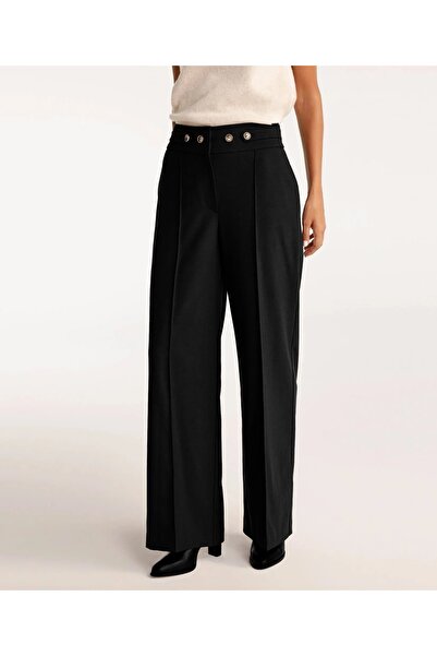Yargıcı Düğme Detaylı Pantolon