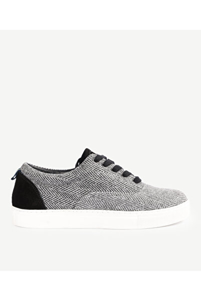Yargıcı Balıksırt Desenli Kumaş Spor Ayakkabı