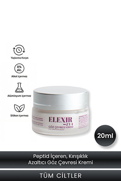 Elexir Eva Aydınlatıcı, ve göz altı morluk azaltan Göz Çevresi Kremi-20ML