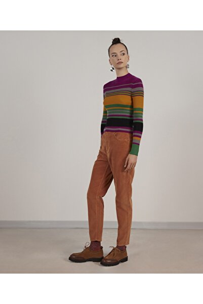 Yargıcı Brit Detaylı Cigarette Fit Denim Pantolon