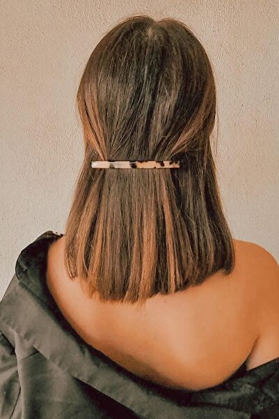 New Obsessions Clip de păr acrilic London de lux, pachet de 3