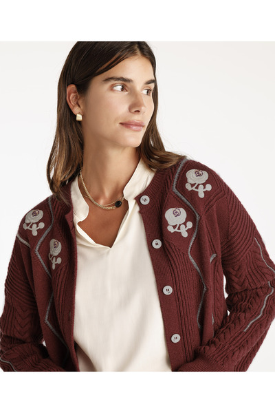 Yargıcı Bisiklet Yakalı Hırka