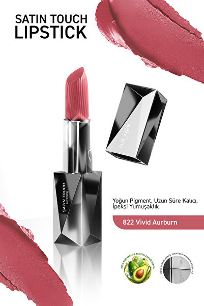 Alix Avien Uzun Süre Kalıcı Nemlendirici Pürüzsüz Etkili Yarı Mat Ruj - Satin...