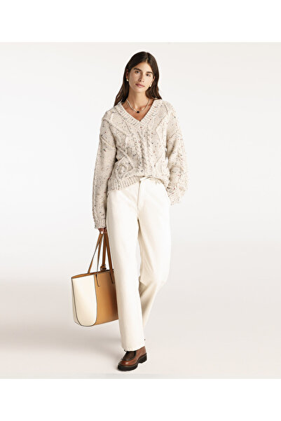 Yargıcı V Yaka Oversıze Kazak