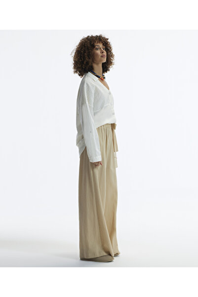 Yargıcı Bağlama Detaylı Pantolon