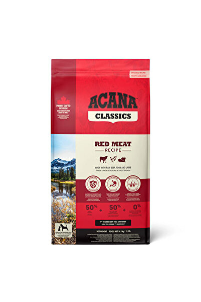 Acana Classic Red Düşük Tahıllı Köpek Maması Tüm Irk ve Yaşam Evreleri 14,5 Kg