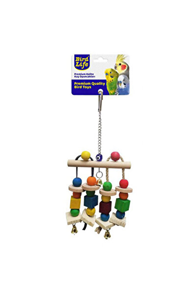 BirdLife Pendulum Parrot Toy with String and Leather