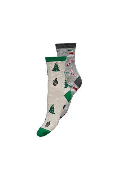 ONLY Крем Жіночі подвійні шкарпетки 15302308