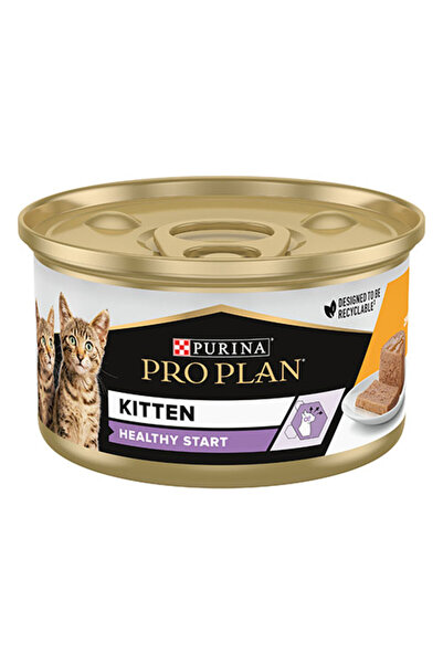 Pro Plan Kitten Tavuklu Yavru Kedi Konservesi 24 Adet 85 Gr