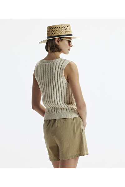 Yargıcı Yan Cepli Kemerli Şort