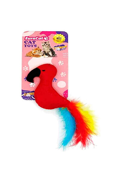 Eurocat Toys Plush Parrot Cat Toy