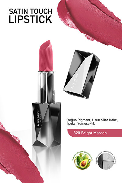 Alix Avien Uzun Süre Kalıcı Nemlendirici Pürüzsüz Etkili Yarı Mat Ruj - Satin...