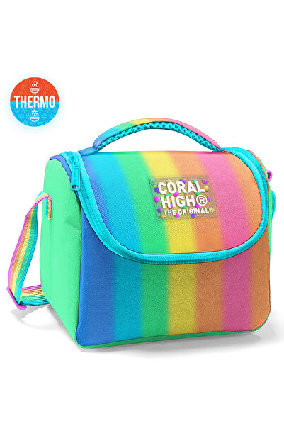 Coral High Kids Colorful Striped Thermo Lunchbox 22773