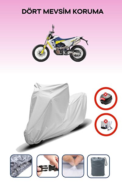 Breen Husqvarna Enduro 701 GRAY MOTORCYCLE BRAND REAR BAG UNCOMPATIBLE