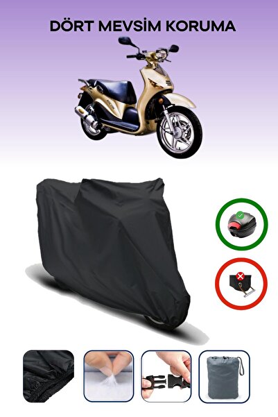 Breen Black Dorado Arcon 150 Motorcycle Canvas Rear Bag Compatible