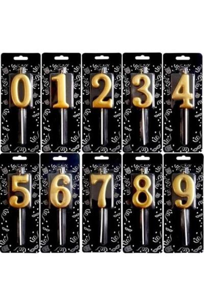 enc Mum Rakam 5 Cm Altın 9 No