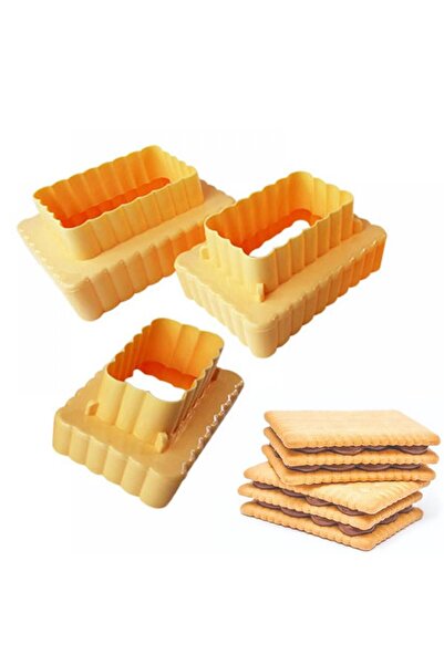 enc KURABİYE KAL.ÇİFT TARAFLI KESİCİ DİKDÖRTGEN 3 BOY