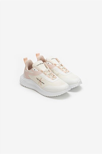 Calvin Klein Kadın Marka Logolu Günlük Kullanıma Uygun Light Grey/Navy Sneaker YW0YW01442 01U